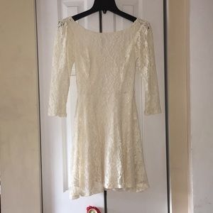 Cream  Lace Dress